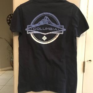Columbia Navy Blue T shirt